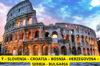 Du lịch châu Âu: Ý – SLOVENIA – CROATIA – BOSNIA - HERZEGOVINA – SERBIA - BULGARIA