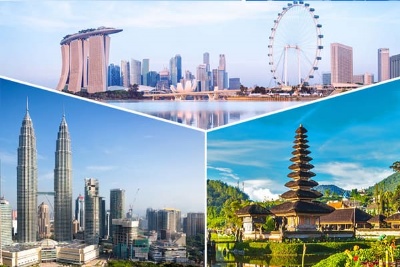 HỒ CHÍ MINH - SINGAPORE - MALAYSIA - INDONESIA 6 NGÀY, BAY VIETJET